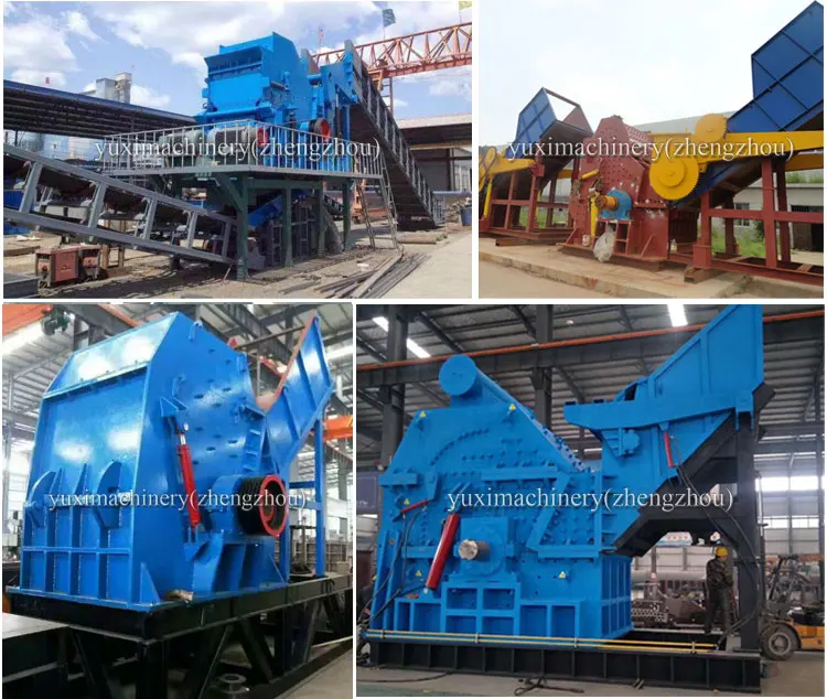 Commercial Small Electric Hydraulic Aluminum Cans Crusher Metal Crushing Cast Ore Iron Scrap Crusher Machine