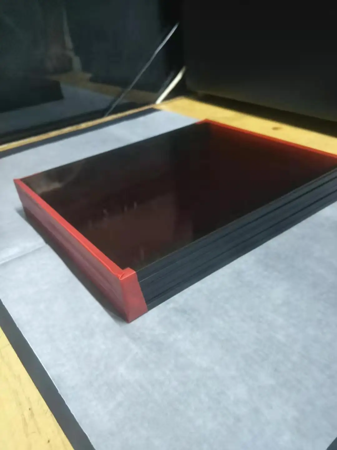 Фотостойкая пластина для голограммы master machine, фотостойкая стеклянная пластина с покрытием для голографической печати, 1 коробка, 10 шт., 250*200*3 мм