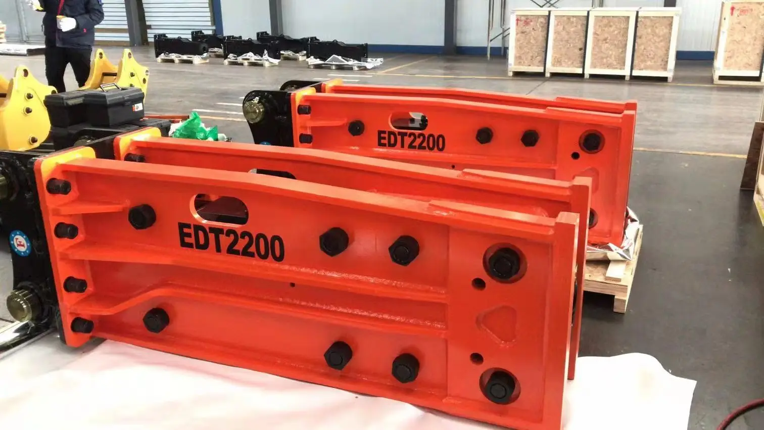 Factory Direct EDDIE Rock Breaker Hydraulic Hammer Attachments for Construction Machinery Excavator Direct from the Source