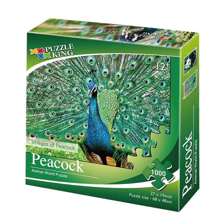 Fine art animal world intelligence 1000 piece jigsaw puzzle game for adult