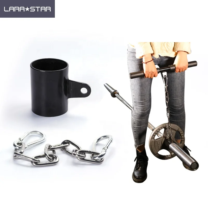 LS3035-S Manufacture T-Bar Row Platform T-Bar Row Plate Post Insert Landmine Fit Easy Use in Small Space Great for Back Exercise