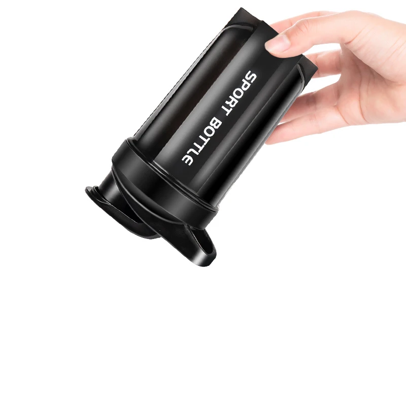 Sports Water Bottle Ball without BPA Free Custom Protein Shaker and Metal Wholesale Hot Sale Outdoor 500ml OEM Logo Cylindrical