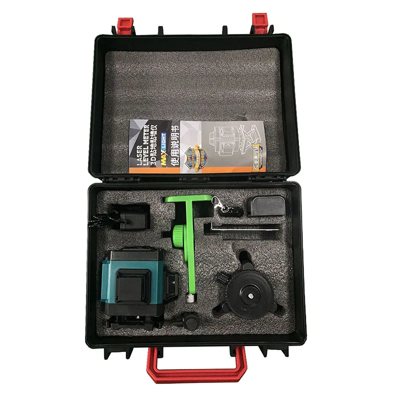 New Products Rotary 12 Lines Green 3D Laser Level