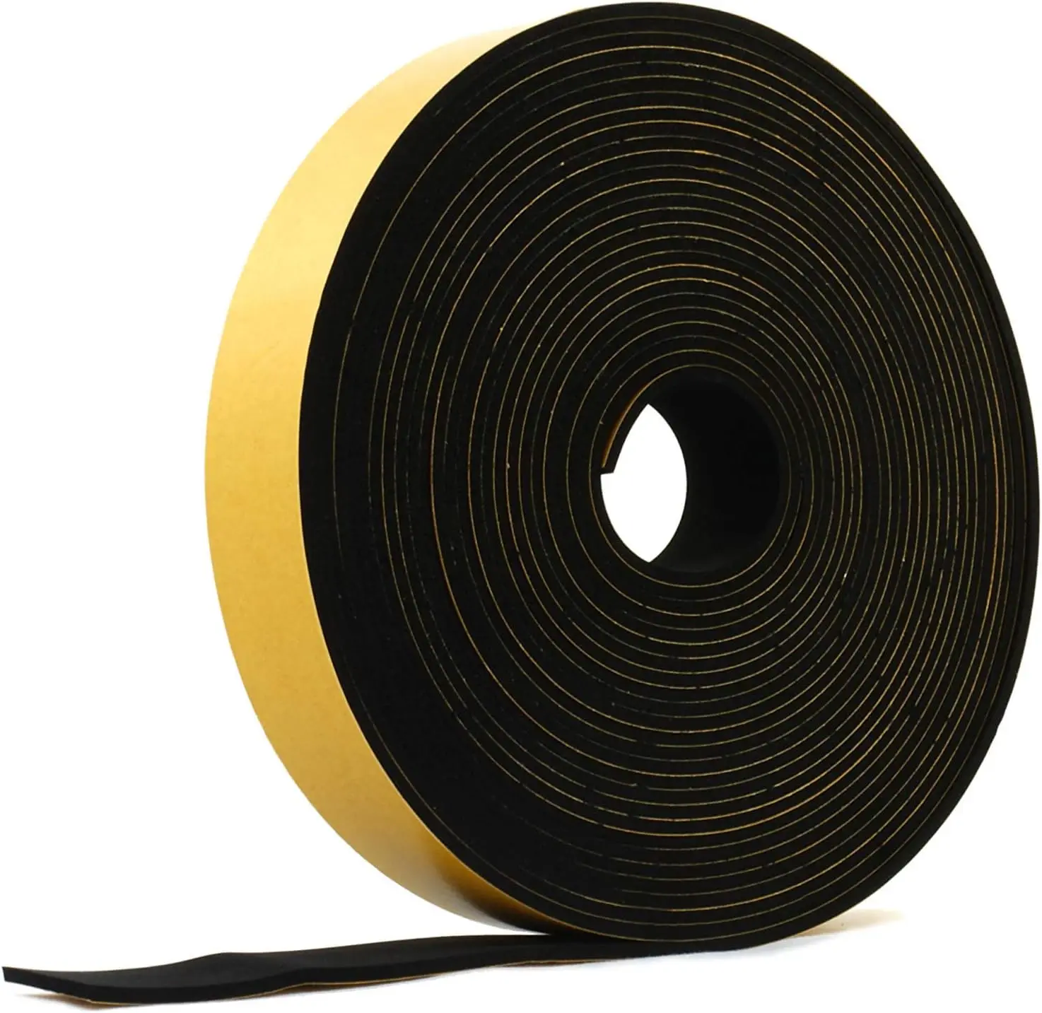 Self adhesive foam rubber Neoprene Rubber Black Self-Adhesive Sponge Strip 12mm Wide x 3mm Thick x 10m Long