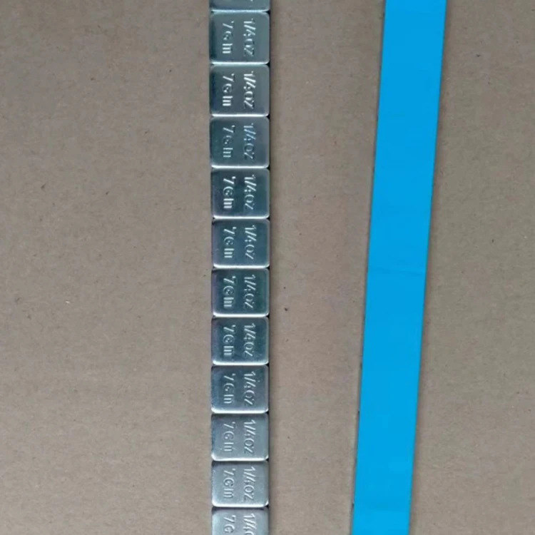 Adhesive wheel balance weight with strong sticker tape for automobile tires Car tire balance weight