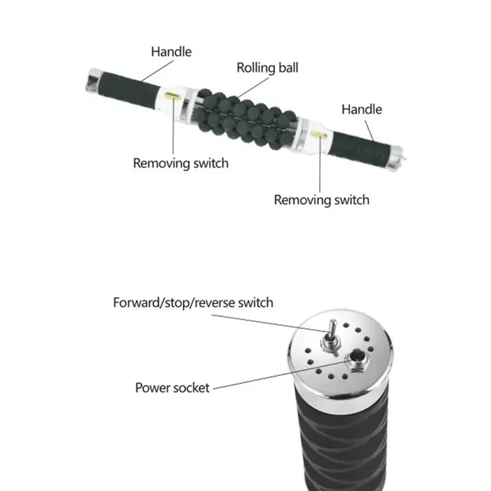 Deep Tissue Vibrating Rolling Lymphatic Drainage Inner Ball Roller Body Micro Vibration Body Massage Slimming Machine