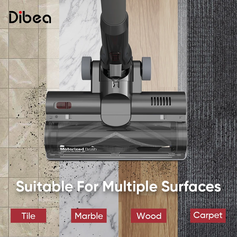 Cordless Vacuum Cleaner 500W/28KPA 50Mins Runtime Vacuum Cleaner for Carpet and Floor Home Pet Hair Cleaning