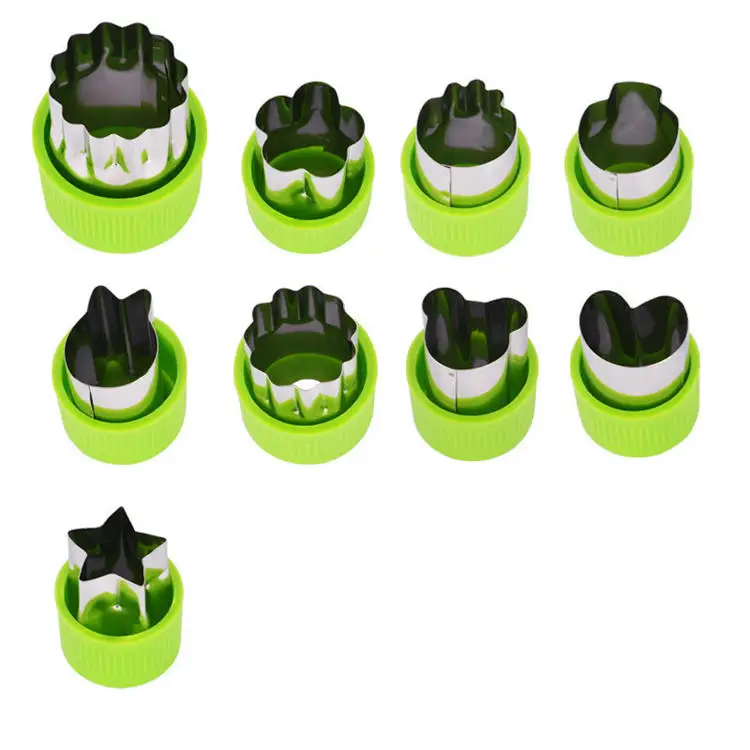 Stainless Steel Fruit and Vegetable Cutter Plastic Knife Mold for Baby Food Custom Logo for Peeling Slicing Vegetables Fruits
