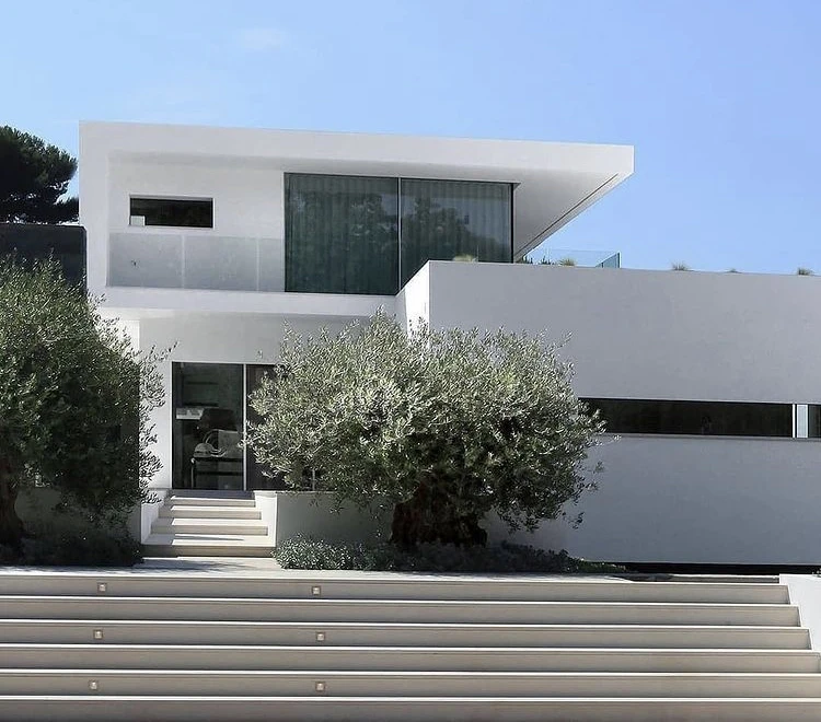 Low Cost 2 floor Steel Frame Prefabr House Luxury Prefabricated House Villa