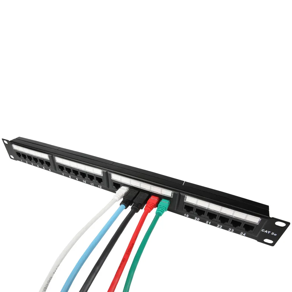 Высокая производительность OEM RJ45 кабель Cat5e Cat6 1u 48 портов волоконно-оптический