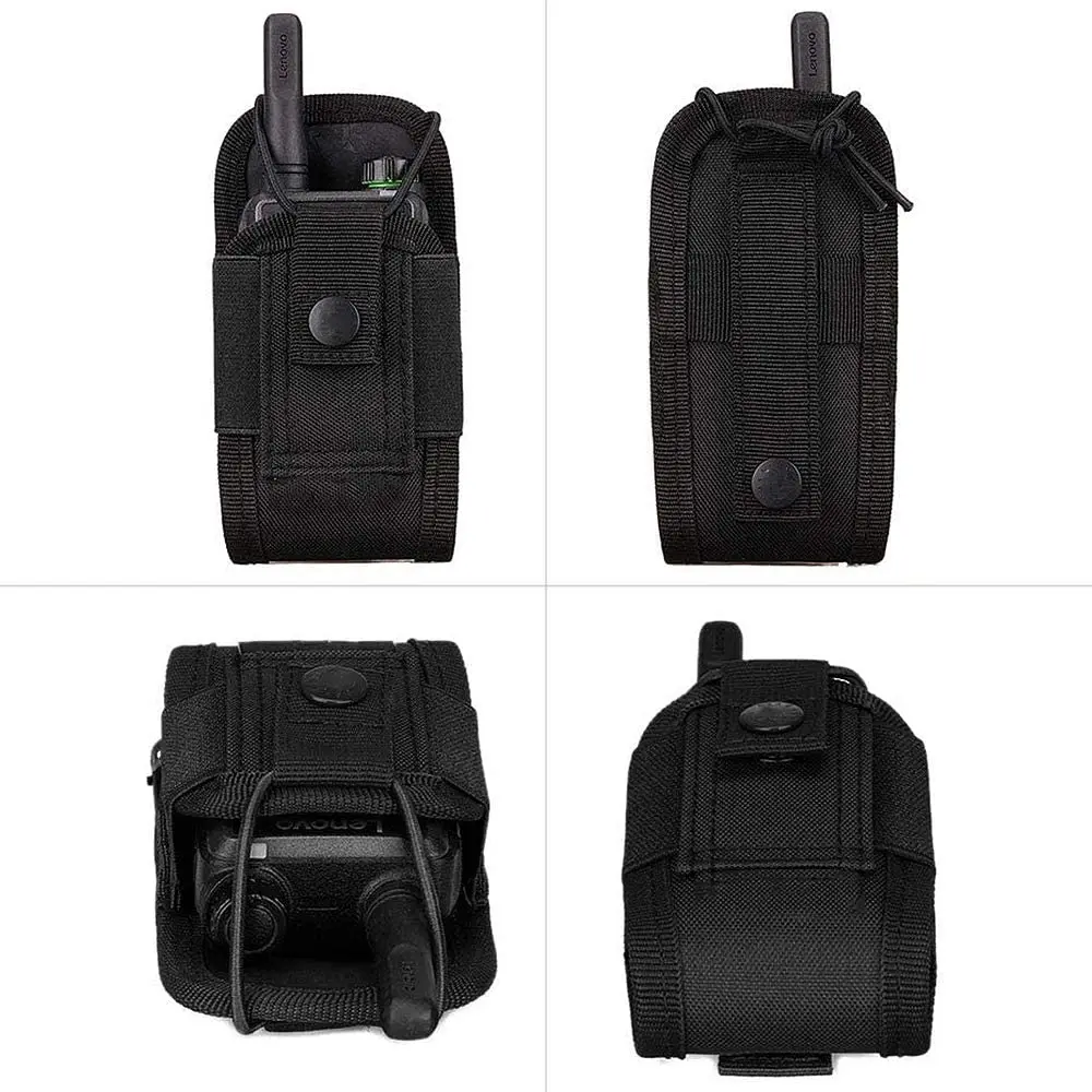 Universal Adjustable Single Radio Holster Walkie Talkie Pouch
