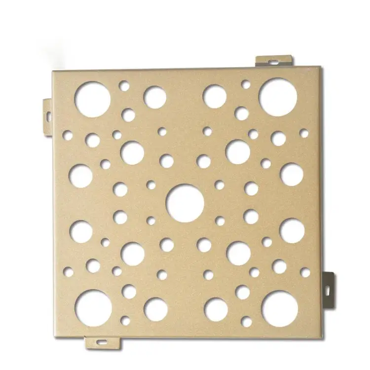 Alumtimes Exterior Decorative Laser Cut  Wall Aluminum Facade Panel for Curtain Wall with 3mm 4mm 6mm Balcony Perforated Panel