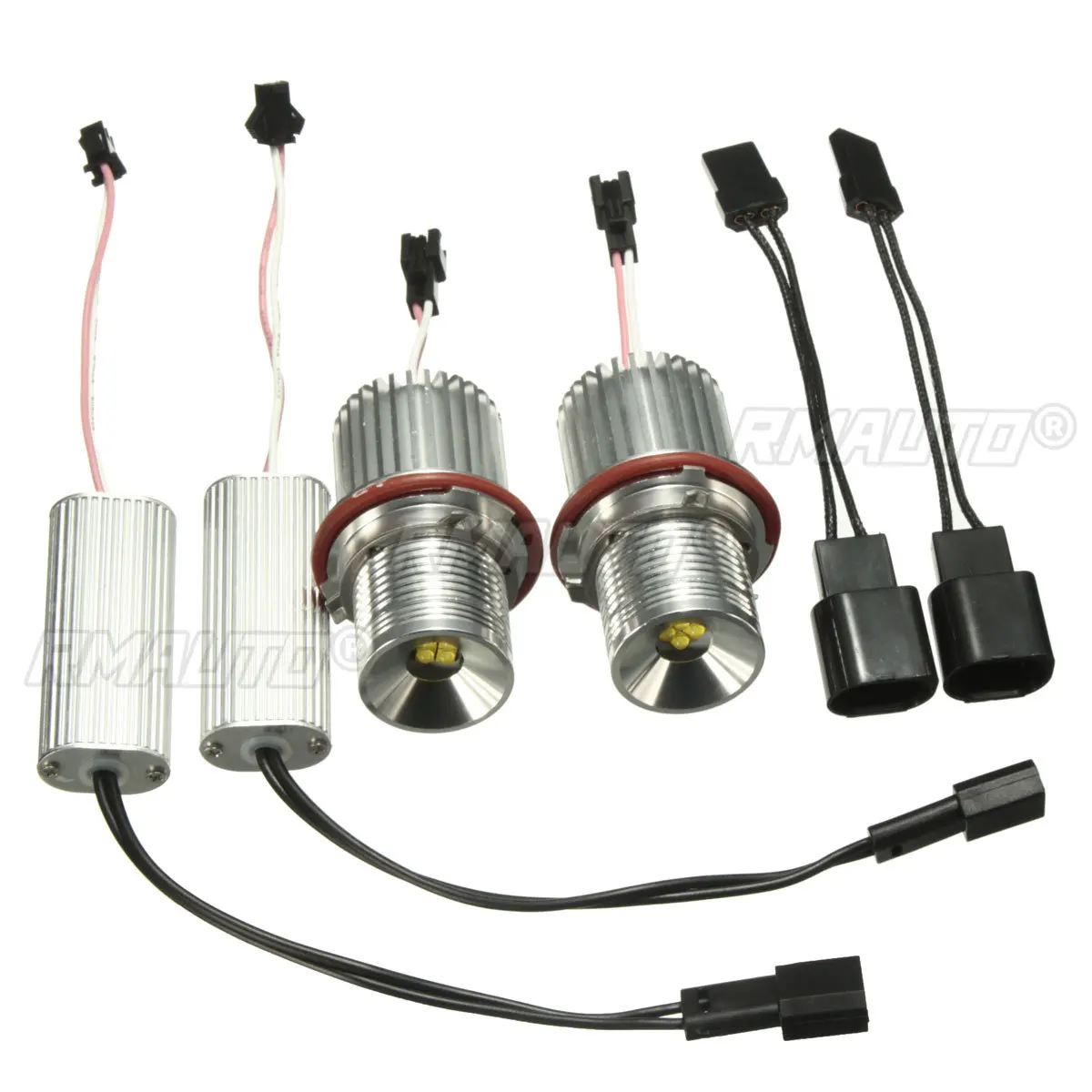 2X 40W H8 Car LED Angel Eyes Marker Light Bulb Halo Ring Lamp 63126916097 For BMW E39 E60 E61 E63 E64 E65 E66 E83 X3 E53 X5 E87