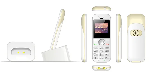 3G WCDMA Cordless telephones phone feature phone ETS-9388 with FM Radio