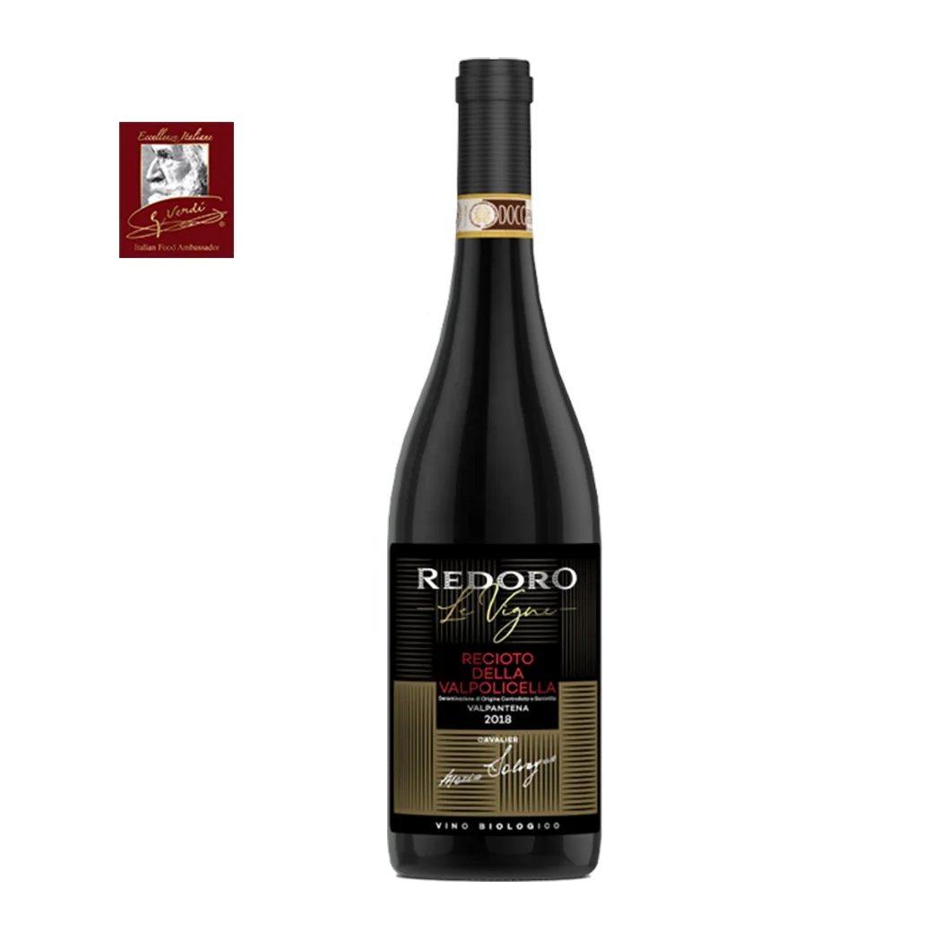 Органическое итальянское красное вино Redoro LeVigne Valpollicella DOCG Valpantena Super 750cl GVERDI