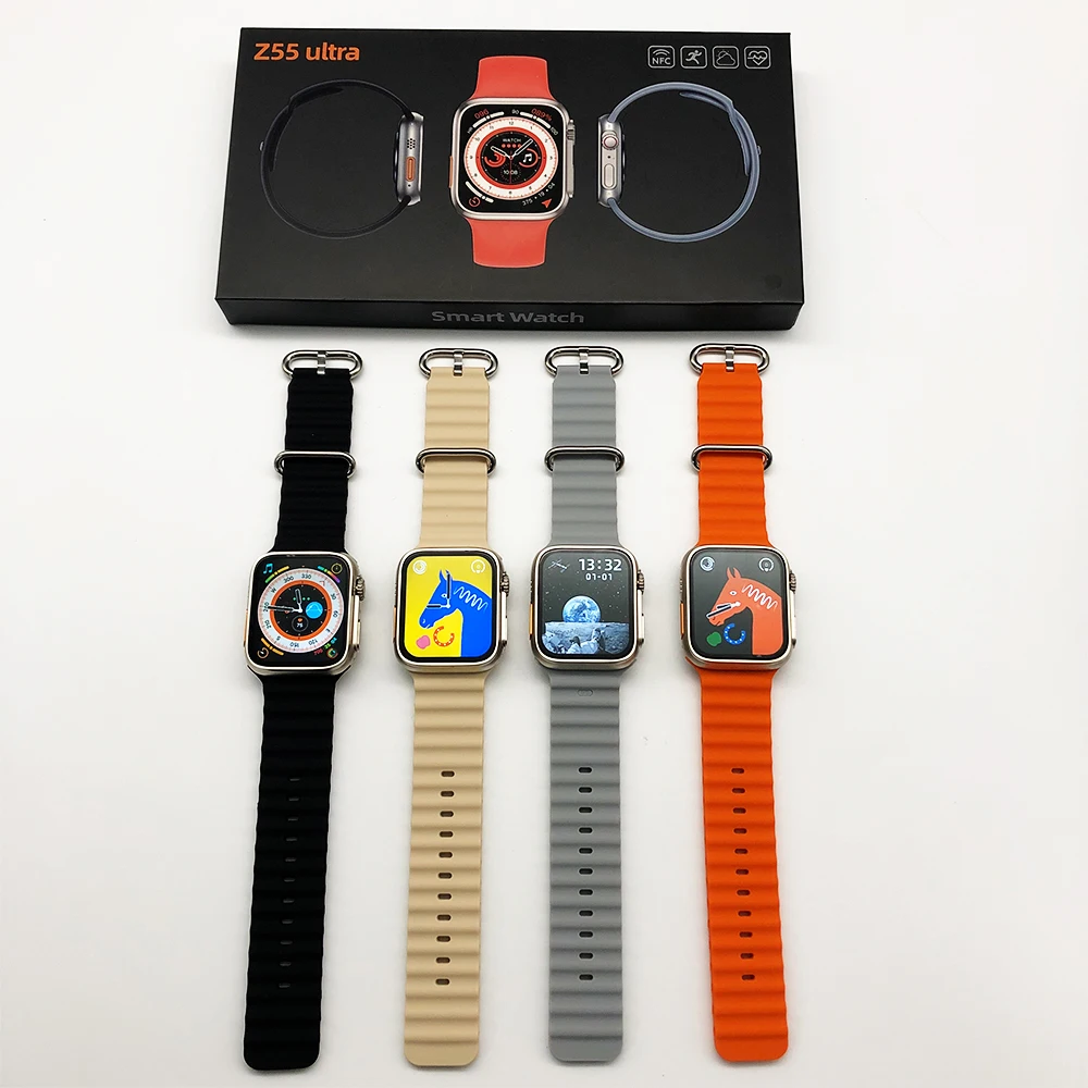 Z55 Ultra Smartwatches 1.99 inch bt call  waterproof  z69  t500 z70 z66 t900  sport  watch  Z55 smart watch  with mobile phone