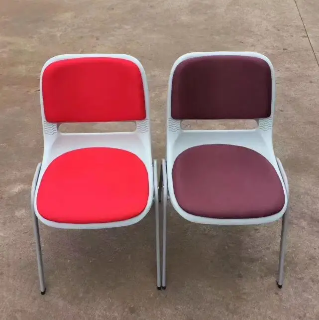 black plastic  Training Chair School  With Tablet Writing Pad