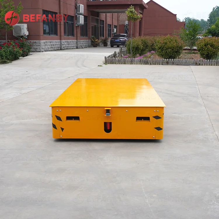 High automation cargo moving heavy load agv 15ton transfer battery towing trolley