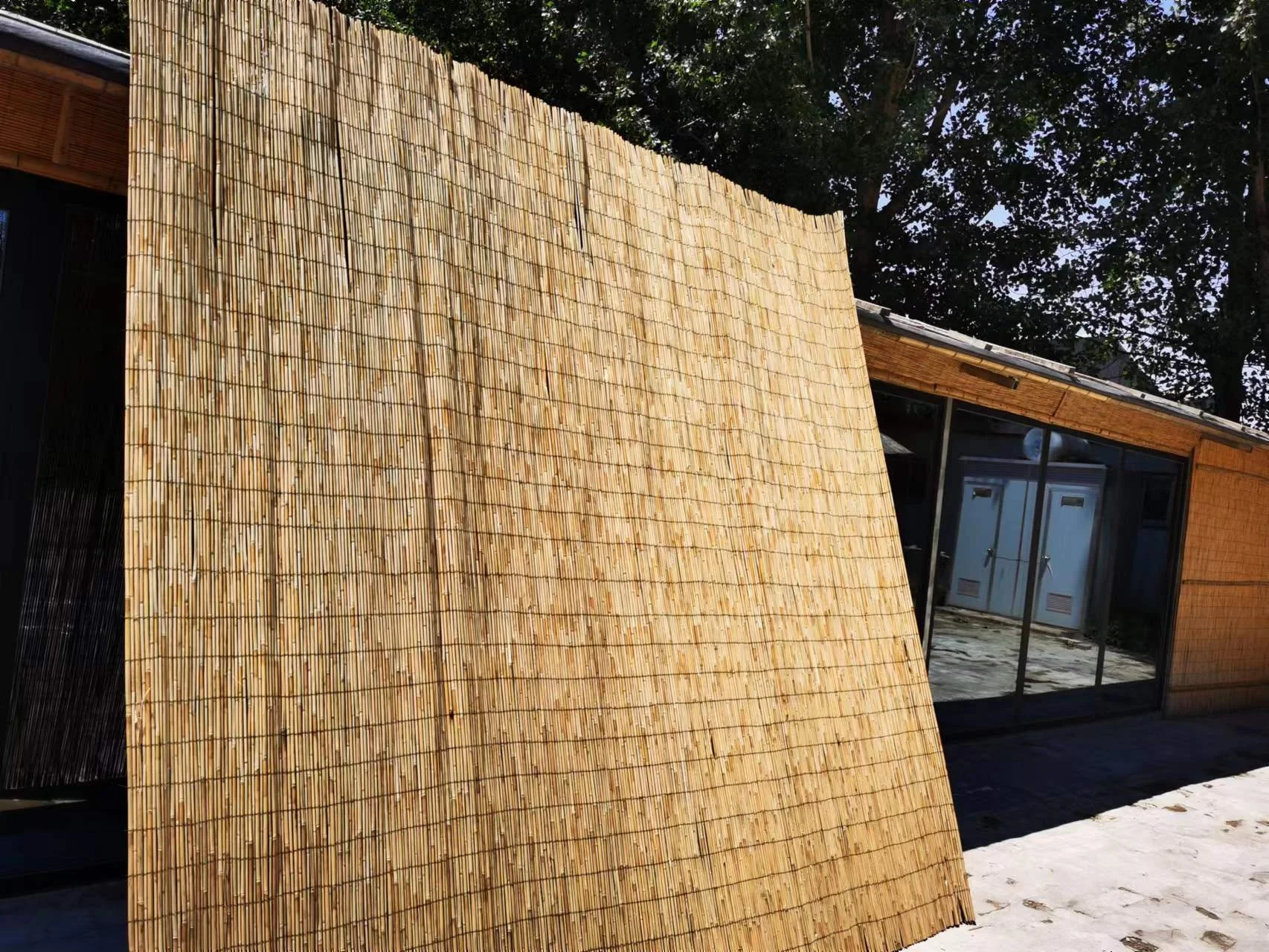 China factory  Cheap Panel fence  Yard Split  Reed  Fencing Garden Natural