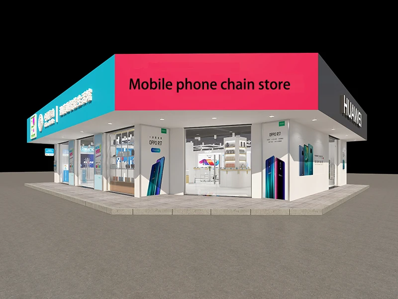 Full of Technology and Fashion phone and electronics chain store interior design free 3D interior design for chain store