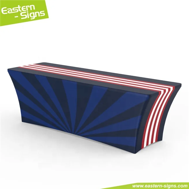 Не мнется, 100% полиэфирная ткань, рекламная ультраподходящая настольная Обложка для дисплея