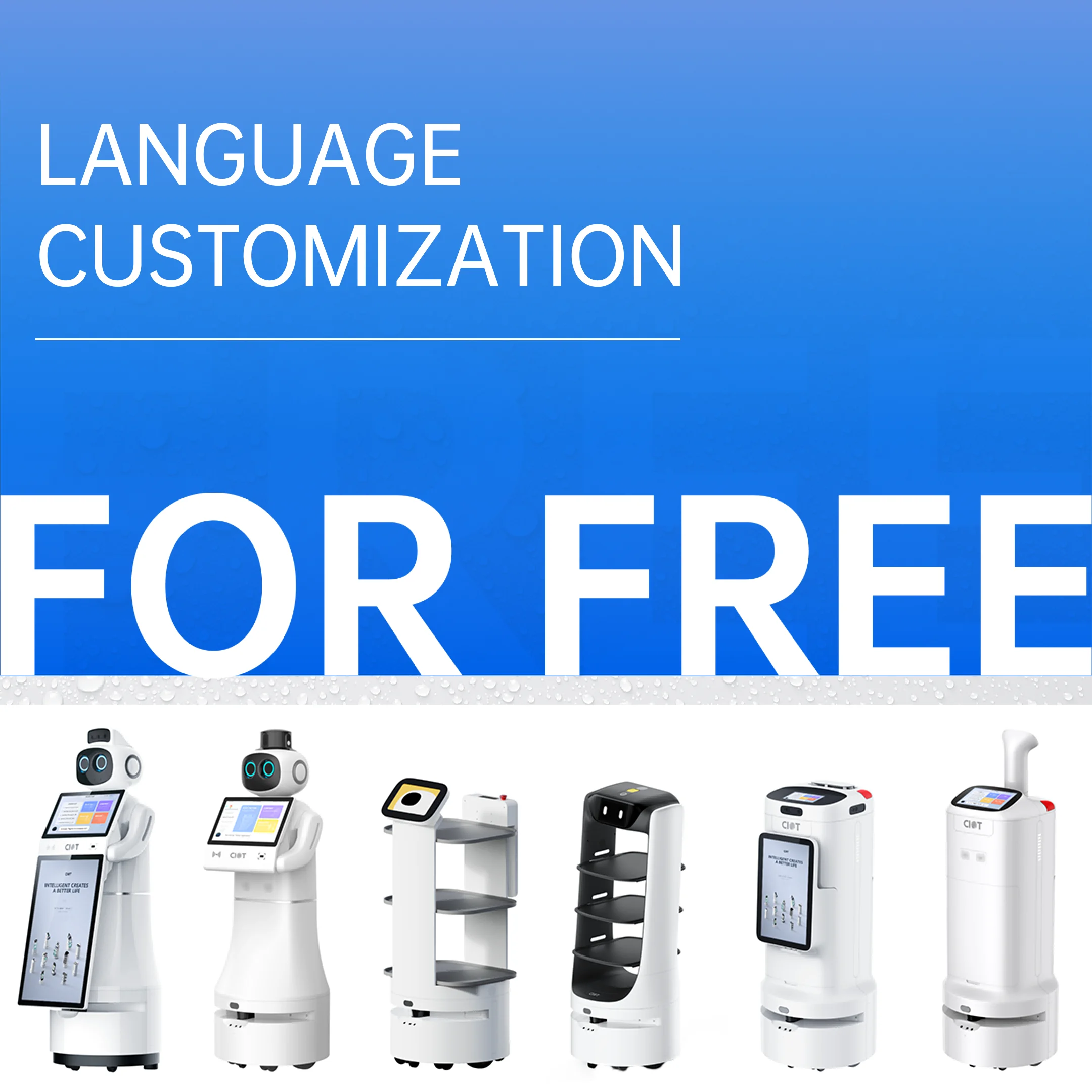 CIOT Humanoide Voice Consultation Artificial Intelligence Security Patrol Robot