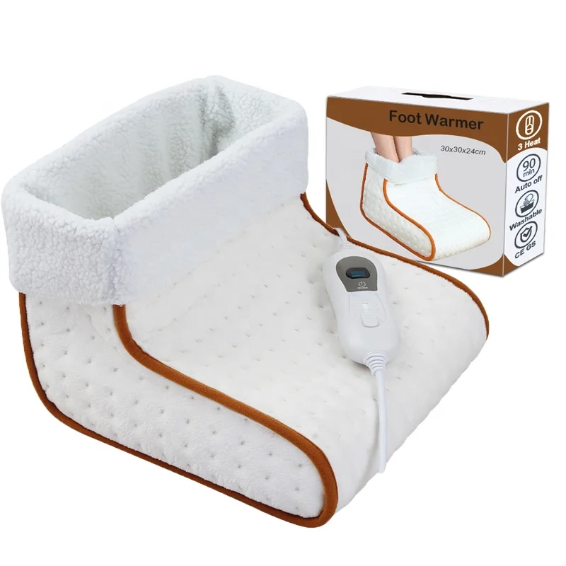 Fast Heating And Overheating Protection Washable Feet Heating Shoes Electric Foot Warmer For Winter