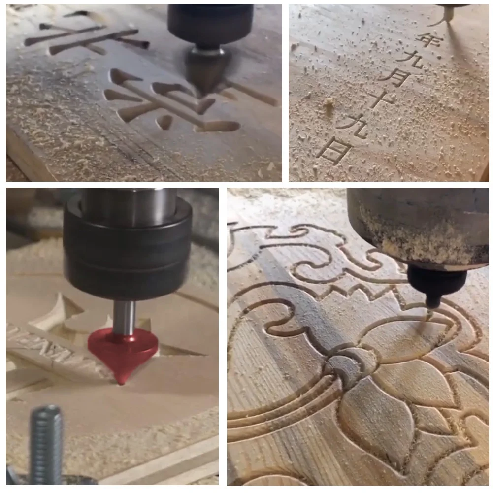 Hot sale 8mm handle 60 90 120 150 degrees Woodworking router bits  V-shaped for wood trimmer engraving tools