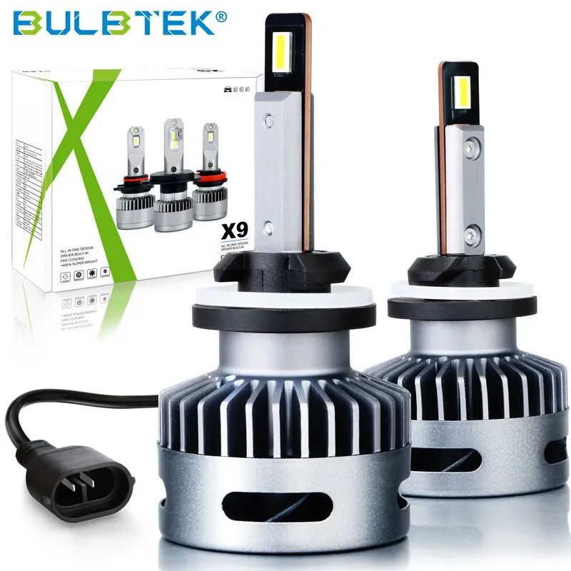 BULBTEK X9 881 high lumen and power headlight 12v led  high performance led kit car