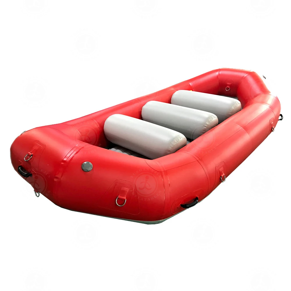 Commercial Customized PVC Inflatable Rafting Boat Hypalon OEM Inflatable Fishing Boat Raft Pontoon Rafting Boat