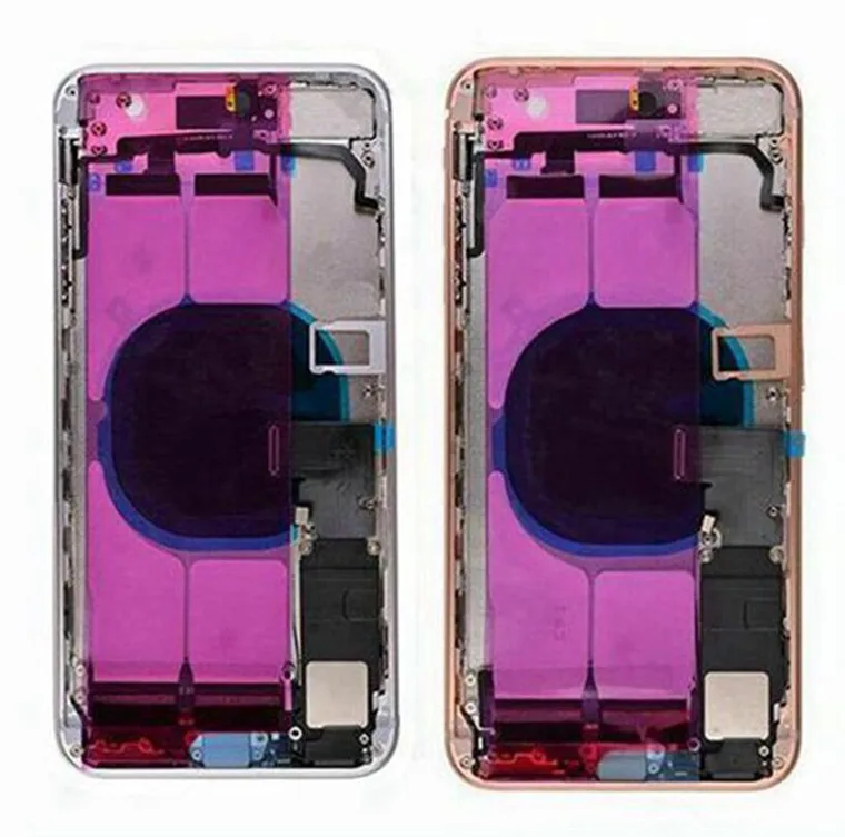 OEM quality back housing for iphone 8G 8P X XS XSMAX 11 11Pro 11Promax with full small parts