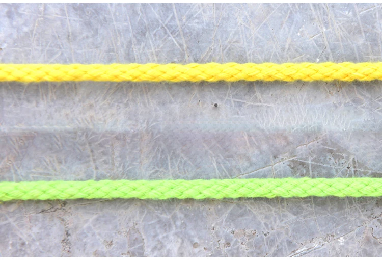 Soft 2mm/100m Colorful Cotton Rope