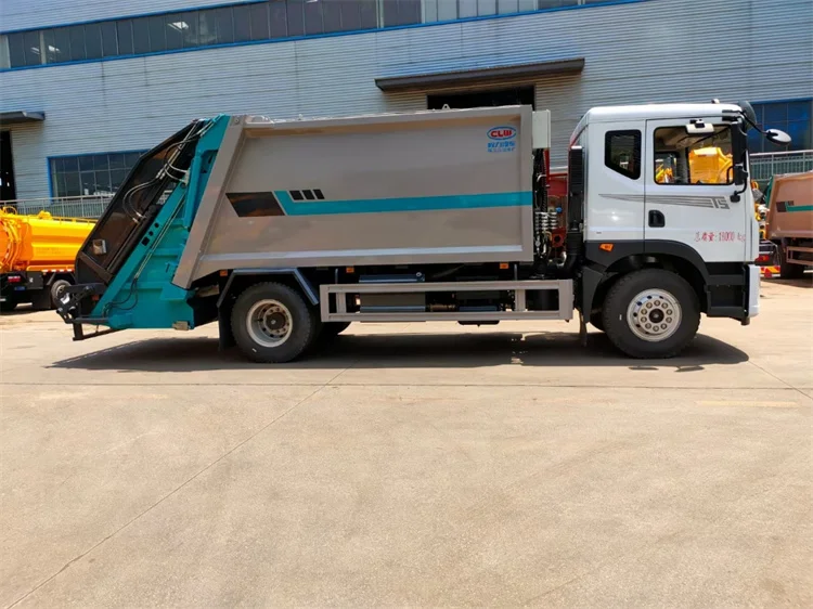 Dongfenghua God Compression Garbage Truck for Recycling for Restaurant Industries with Gearbox as Core Component