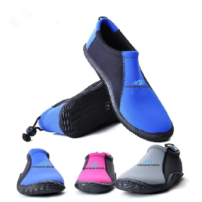 High quality durable neoprene 5mm  Anti-Slip Rubber surf Sole unisex water shoes swimming diving