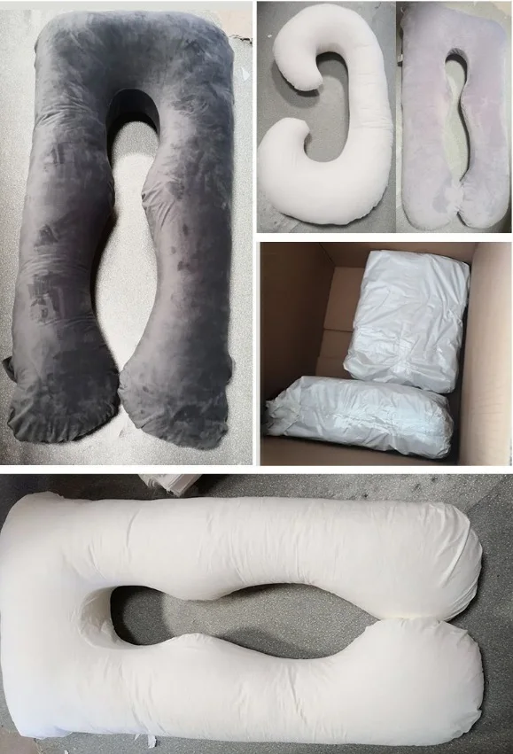 High quality soft women u shape cotton full body Manufacturer Supply Full Body Maternity Pillow U Shaped soft pillow