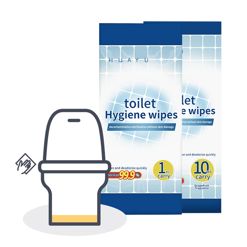 OEM Organic Natural High Quality Eco-friendly Flushable Toliet Wet Wipe Cleaning wipes
