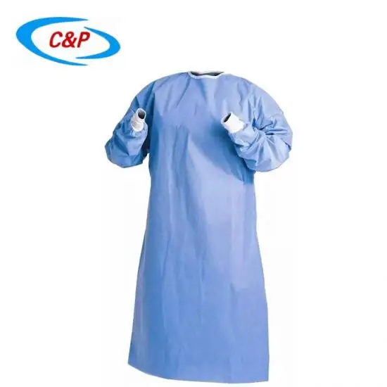 Hospital Use Sterile Standard Non woven Surgical Gown Operating Clothing with 2pcs Hand Towel