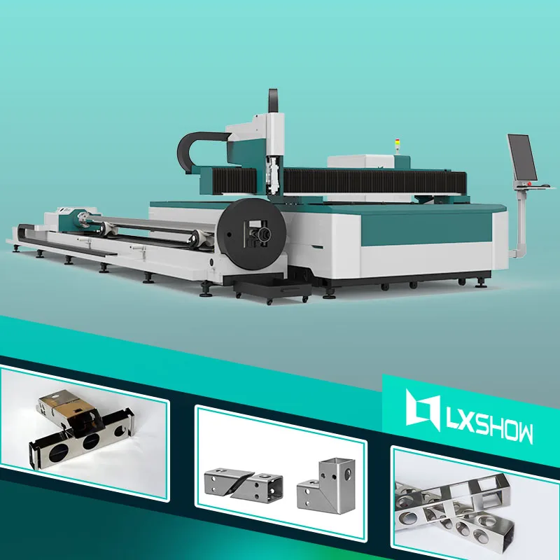 Hot sale low price aluminum laser cutting machine 4000w 5000w laser cutting machine pipe tube fiber laser cutting machine