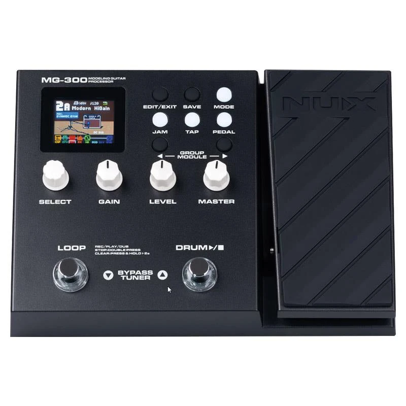NUX MG-300 Multi Effects Pedal TSAC-HD Pre-Effects