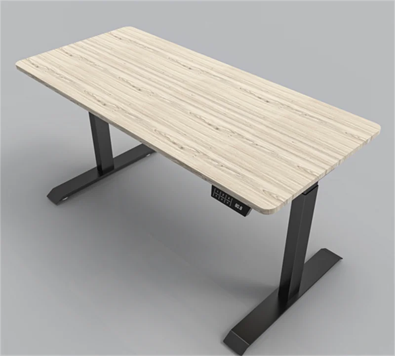 Home Furniture Modern Design Mdf Wooden White Oak Solid Adjustable Standing Table Top