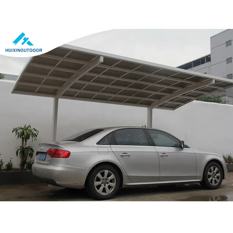 Waterproof car parking shelter cover aluminum frame garage shed outdoor polycarbonate roof car port metal shade canopy carport