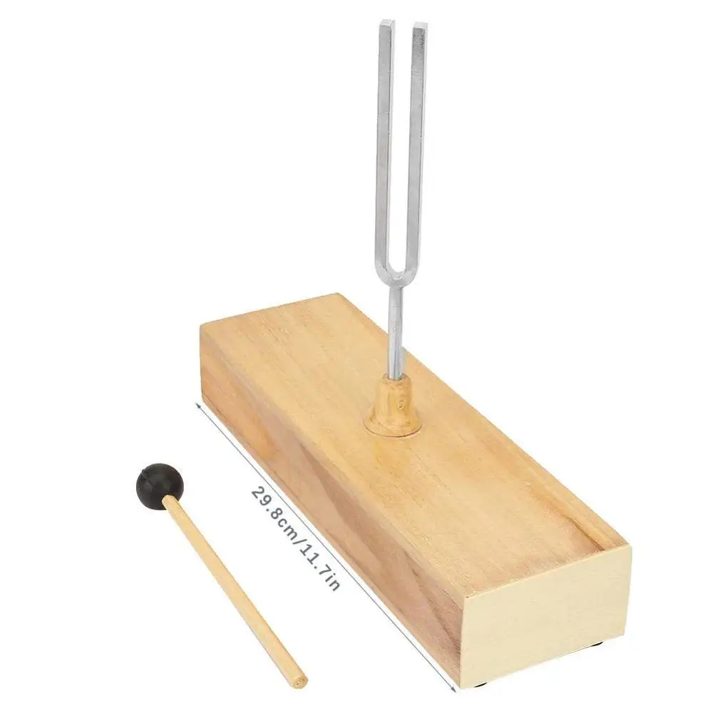 Geslonlab HSPA-015 256HZ Tuning Fork, Wooden Speaker Resonance Physical Acoustics Experimental Equipment Teaching