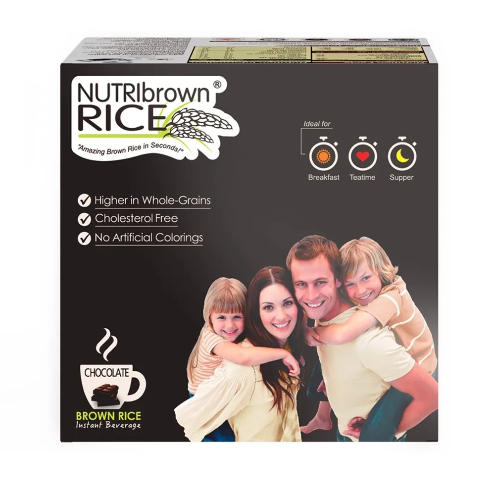 
100% Pure NutriBrownRice Chocolate Flavor Brown Rice Instant Drink 