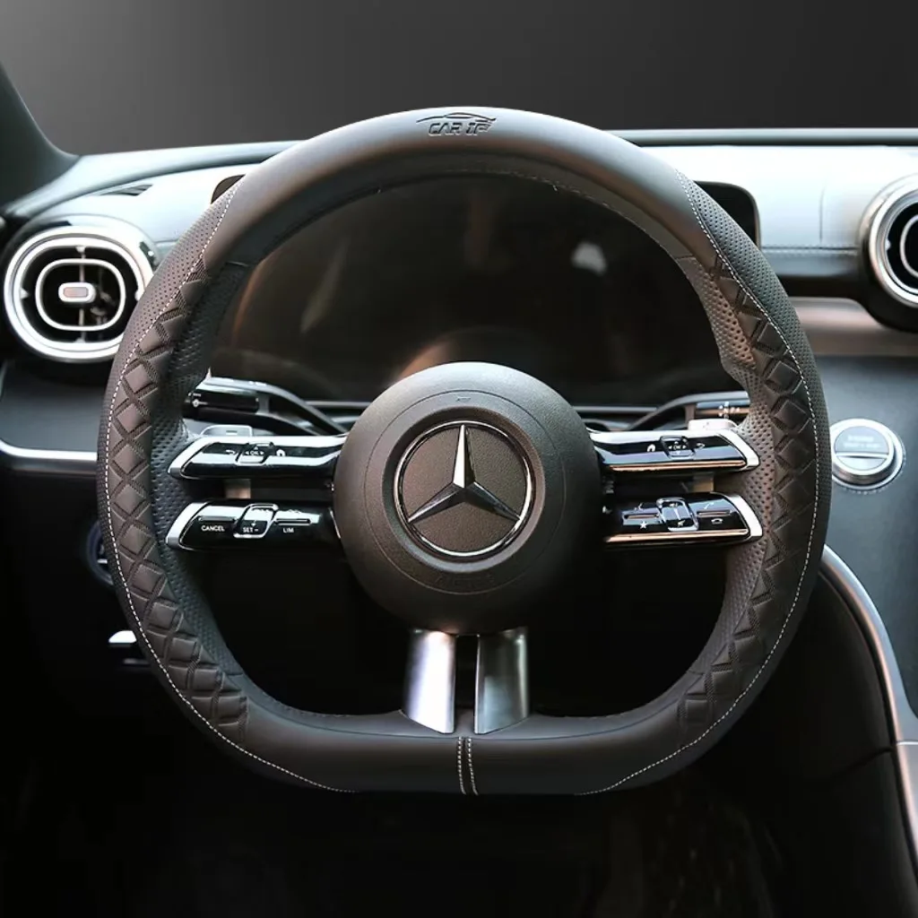 Ultra-Thin Four Seasons General Wear-Resistant Business Steering Wheel Cover Fit Car Interior Supplies