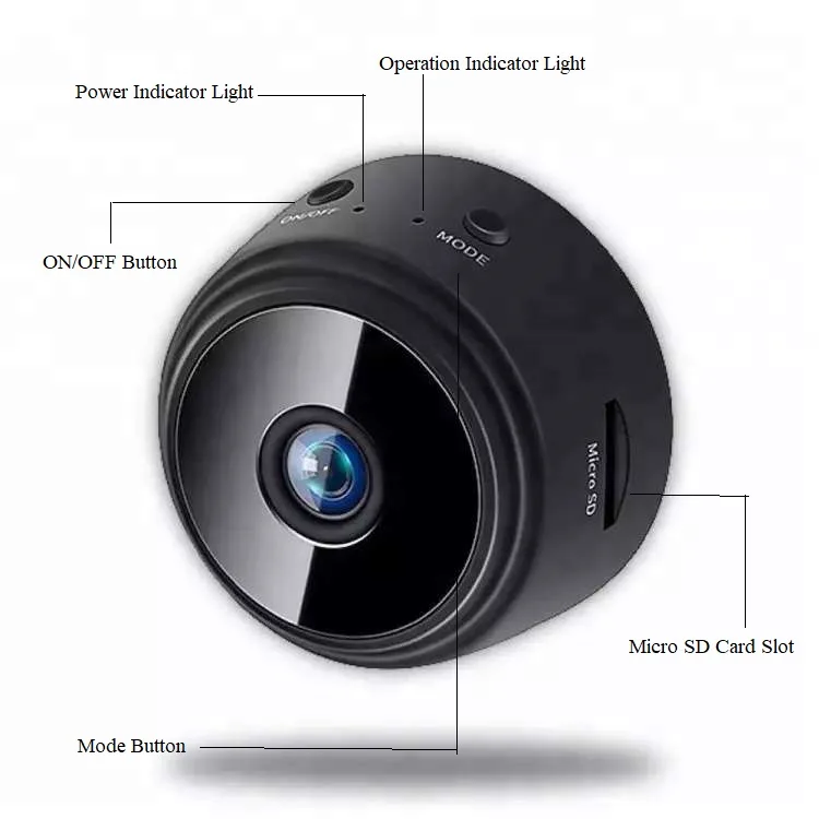 Камера A9 беспроводная сетевая Wi-Fi камера 1080P HD очень долгая запись в режиме