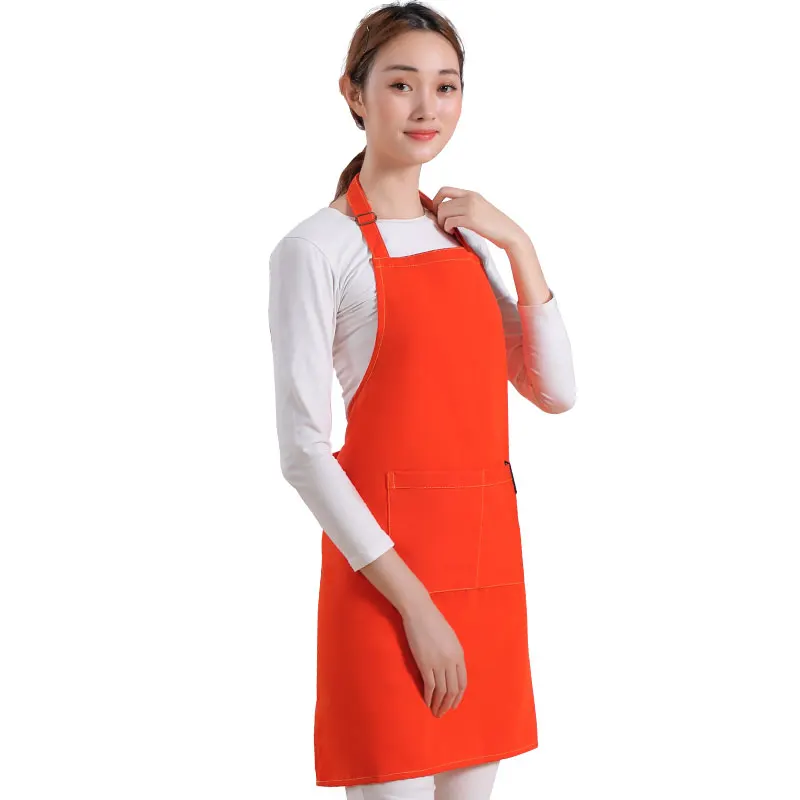 
High quality custom utility promotional men fashion medical disposable factory cheap custom cotton canvas kitchen apron 