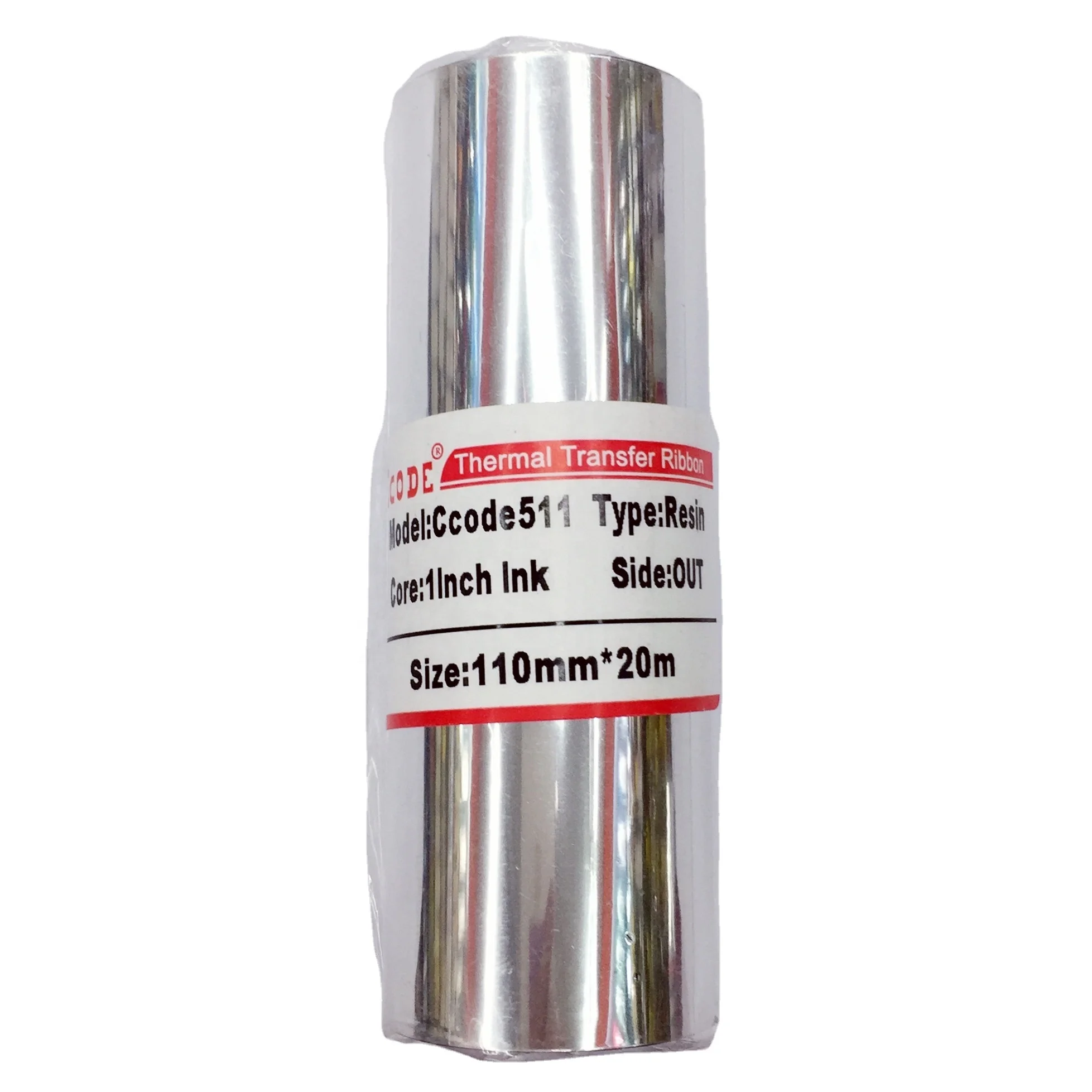 black thermal transfer wax ribbon colors good quality wax-resin ribbon for shipping mark resin ribbon for care label