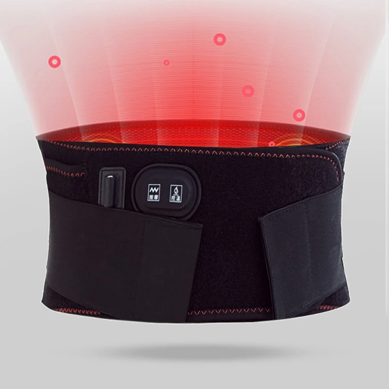 Heating wraps portable rechargeable battery heating waist heat therapy massage