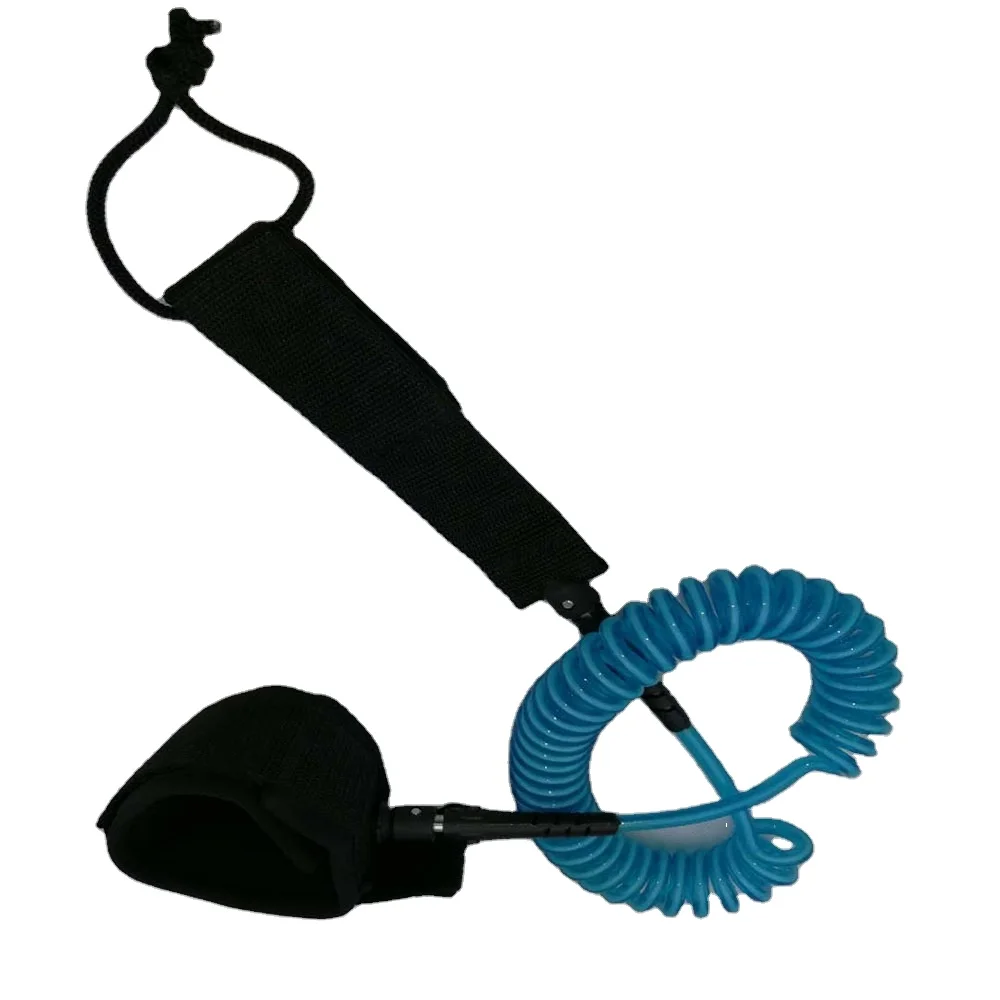 New Design Elastic SUP Kayak Canoe Surfboard Paddle Leash Safety Boat Fishing Rod Pole Coiled Lanyard Cord Tie Rope