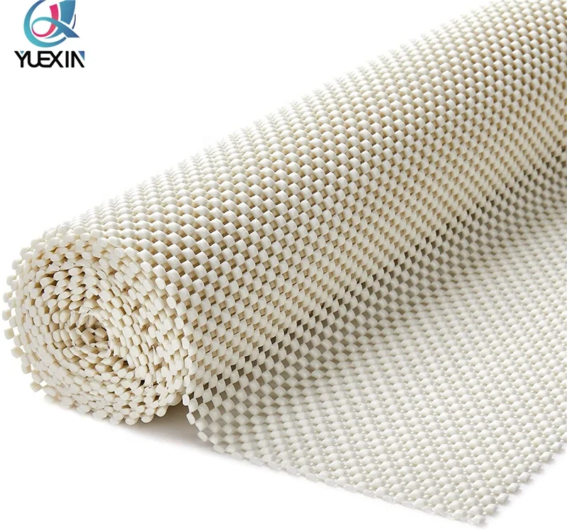 Anti Slip Gripper Roll Rubber Matting Waterproof Floor Mat PVC Shelf Drawer Liner